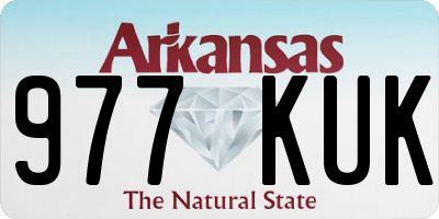 AR license plate 977KUK