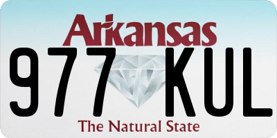 AR license plate 977KUL