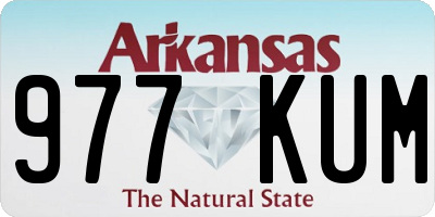 AR license plate 977KUM