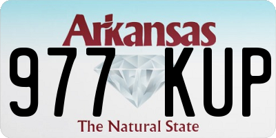 AR license plate 977KUP