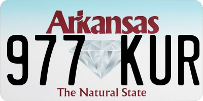 AR license plate 977KUR