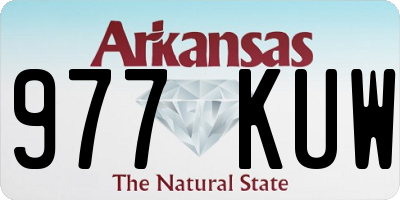 AR license plate 977KUW