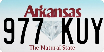 AR license plate 977KUY