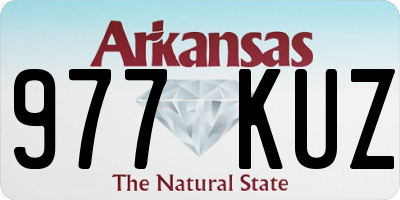 AR license plate 977KUZ