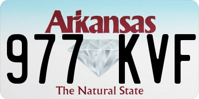 AR license plate 977KVF