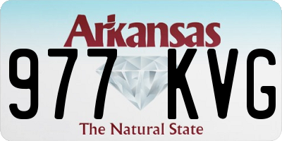 AR license plate 977KVG