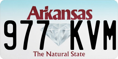 AR license plate 977KVM