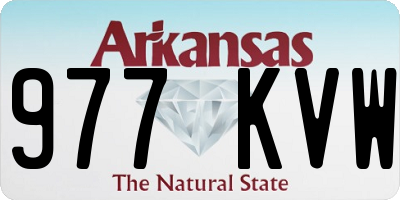 AR license plate 977KVW