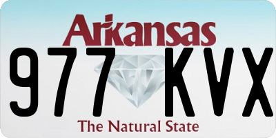 AR license plate 977KVX