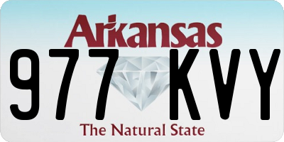 AR license plate 977KVY