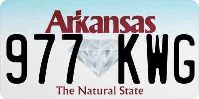 AR license plate 977KWG