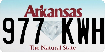 AR license plate 977KWH