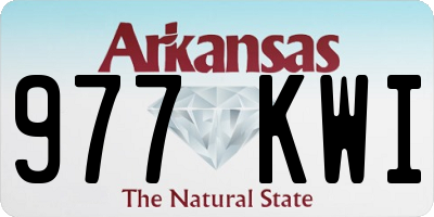 AR license plate 977KWI