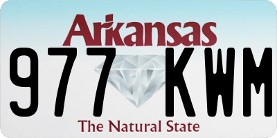 AR license plate 977KWM