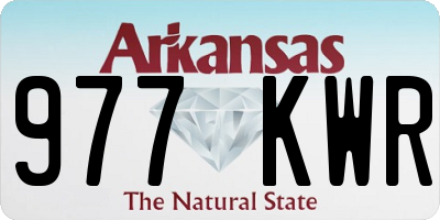 AR license plate 977KWR