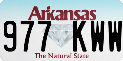 AR license plate 977KWW
