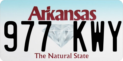 AR license plate 977KWY