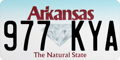 AR license plate 977KYA