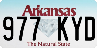 AR license plate 977KYD