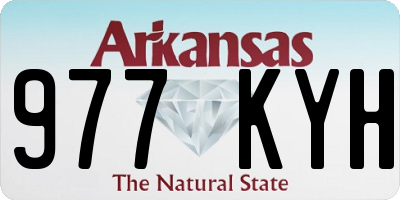 AR license plate 977KYH