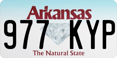 AR license plate 977KYP