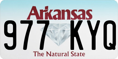 AR license plate 977KYQ