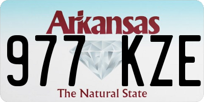 AR license plate 977KZE