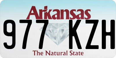 AR license plate 977KZH