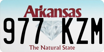 AR license plate 977KZM