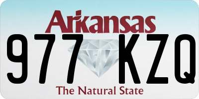 AR license plate 977KZQ