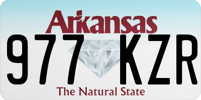 AR license plate 977KZR