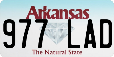 AR license plate 977LAD