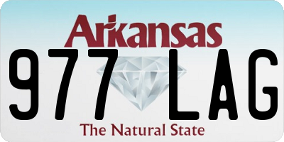 AR license plate 977LAG