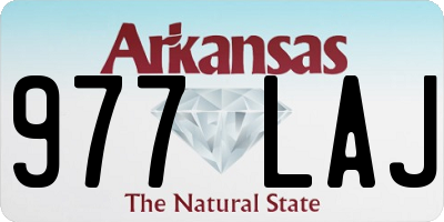 AR license plate 977LAJ