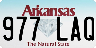 AR license plate 977LAQ
