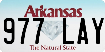 AR license plate 977LAY