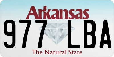 AR license plate 977LBA