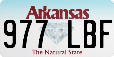 AR license plate 977LBF