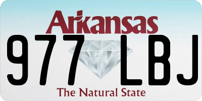 AR license plate 977LBJ