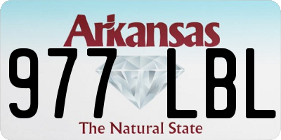 AR license plate 977LBL