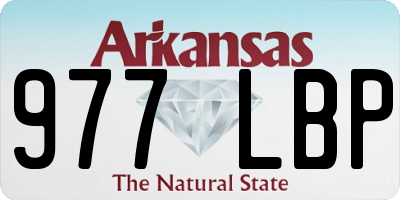 AR license plate 977LBP
