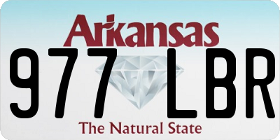 AR license plate 977LBR