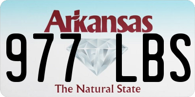 AR license plate 977LBS