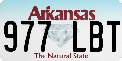 AR license plate 977LBT
