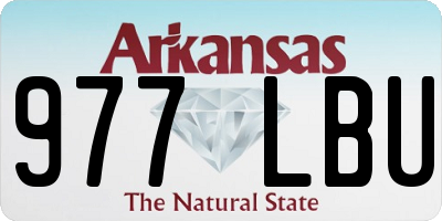AR license plate 977LBU