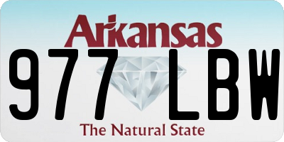 AR license plate 977LBW