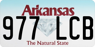 AR license plate 977LCB