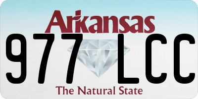 AR license plate 977LCC