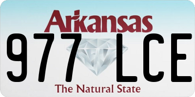 AR license plate 977LCE
