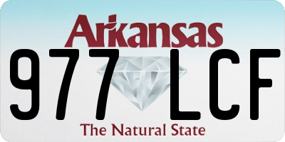 AR license plate 977LCF